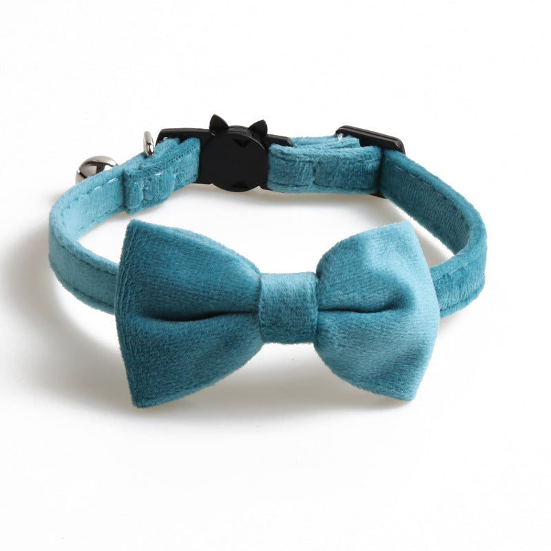 Velvet Bow knot Dog Collars