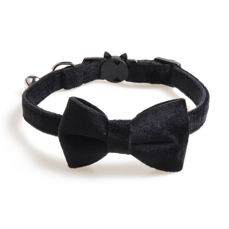 Velvet Bow knot Dog Collars