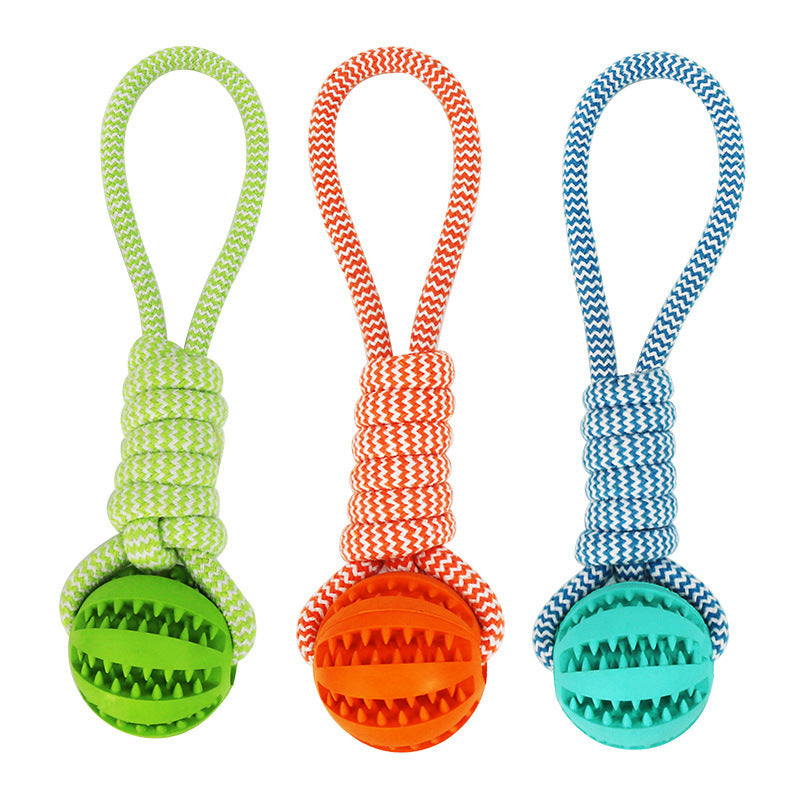 Dog Braid Rope Ball Toy