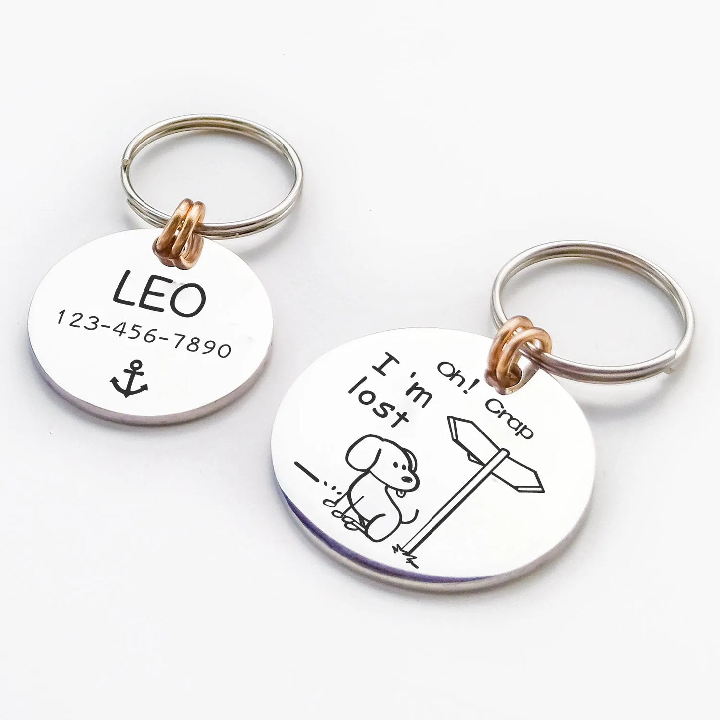 Cute Personalised Pet Tags