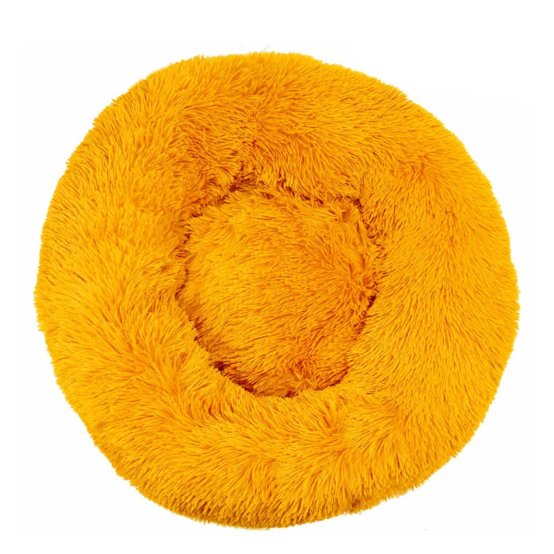 Plush Donut Dog Bed