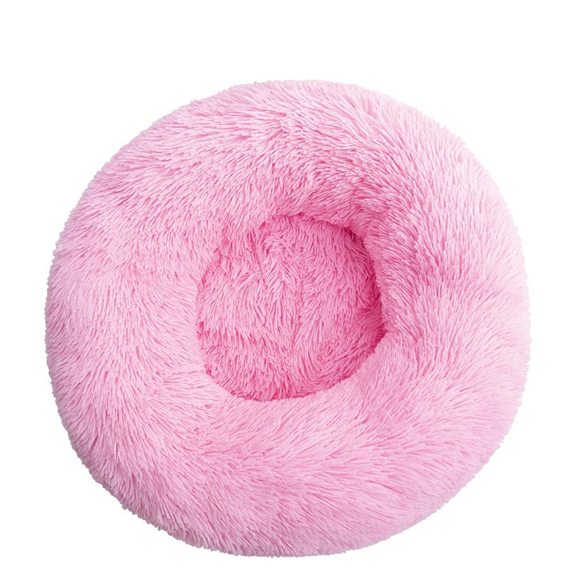 Plush Donut Dog Bed