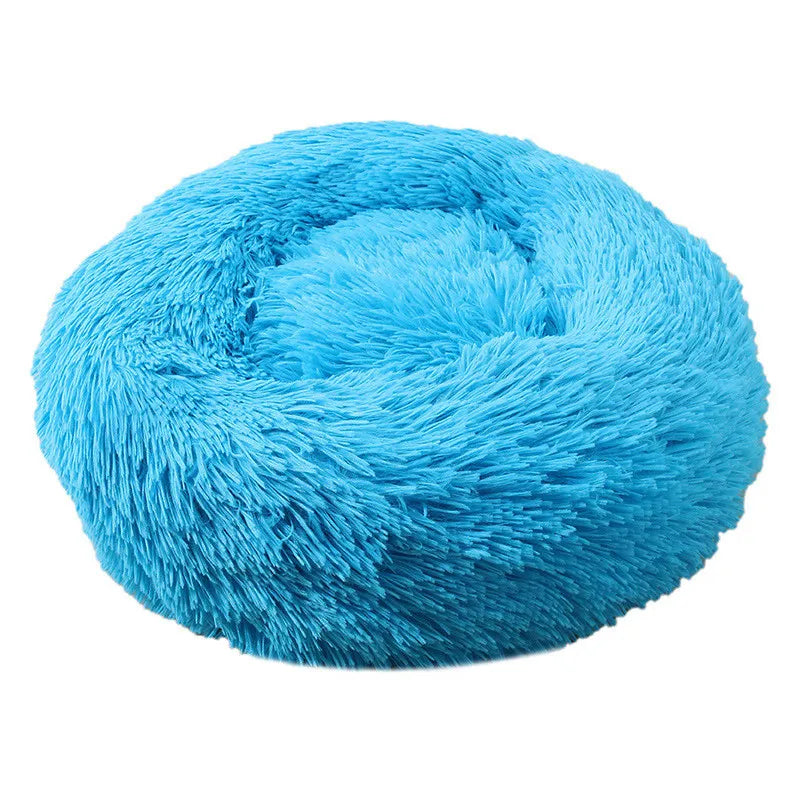 Plush Donut Dog Bed